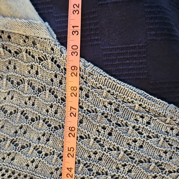 💙 Altar'd State | Pieced Jenna Knit Pullover| W Sz S| Blue, Free People Vibes - Picture 6 of 9